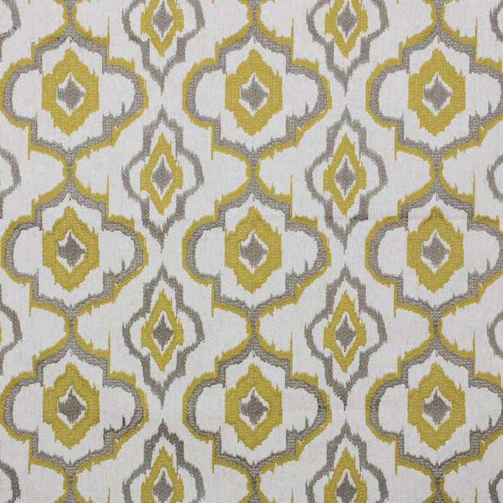 Termiz Ikat Mustard Seed by RM CoCo Fabric 2018 Spring - Prive Collection 35% Viscose 33% Cotton 16% Linen 16% Polyester See Sample 0 Horizontal: 10.25 and Vertical: 9 56 - Fabric Carolina -