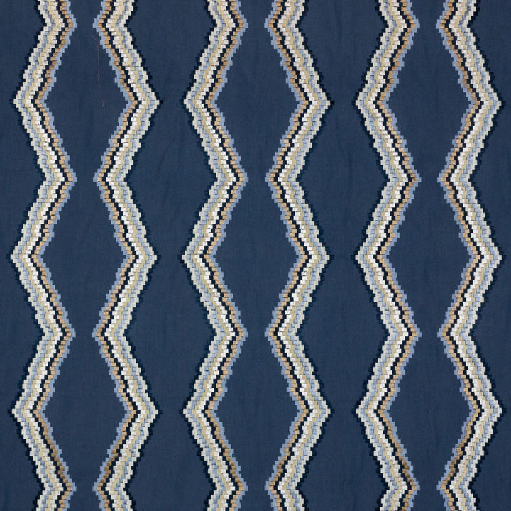Tiberon Stripe Twilight by RM CoCo Fabric 2018 Spring - Prive Collection 52% Polyester 48% Cotton Embroidery: 100% Viscose See Sample 0 Horizontal: 10.59.25 54  - Fabric Carolina -