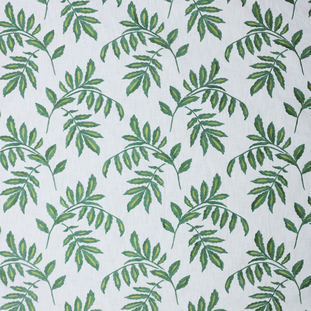 Falling Leaves Minthe by RM CoCo Fabric