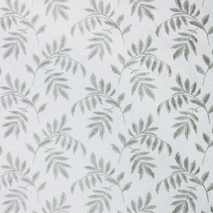 Falling Leaves Titanium by RM CoCo Fabric 2018 Spring - Prive Collection 100% Cotton Embroidery 100% Viscose Base See Sample 0 Horizontal: 16 and Vertical: 15 54 - Fabric Carolina -
