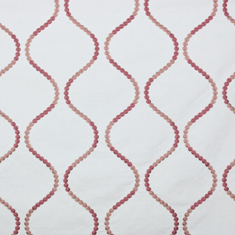 Button Trellis Rose Quartz by RM CoCo Fabric