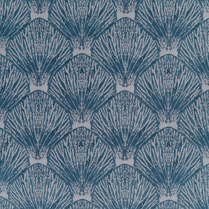 Coquille Deep Sea by RM CoCo Fabric 2018 Spring - Prive Collection 100% Cotton Embroidery 100% Viscose Base See Sample 0 Horizontal: 12.62510.625 54  - Fabric Carolina -