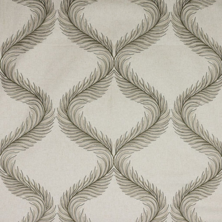 Nom de Plume Sterling by RM CoCo Fabric 2018 Spring - Prive Collection 80% Polyester 20% Linen Embroidery: 100% Polyester See Sample 0 Horizontal: 17.625 and Vertical: 15.375 59 - Fabric Carolina -