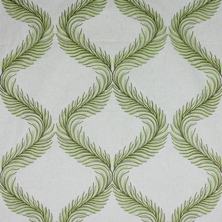 Nom de Plume Olive by RM CoCo Fabric 2018 Spring - Prive Collection 80% Polyester 20% Linen Embroidery: 100% Polyester See Sample 0 Horizontal: 17.625 and Vertical: 15.375 59 - Fabric Carolina -