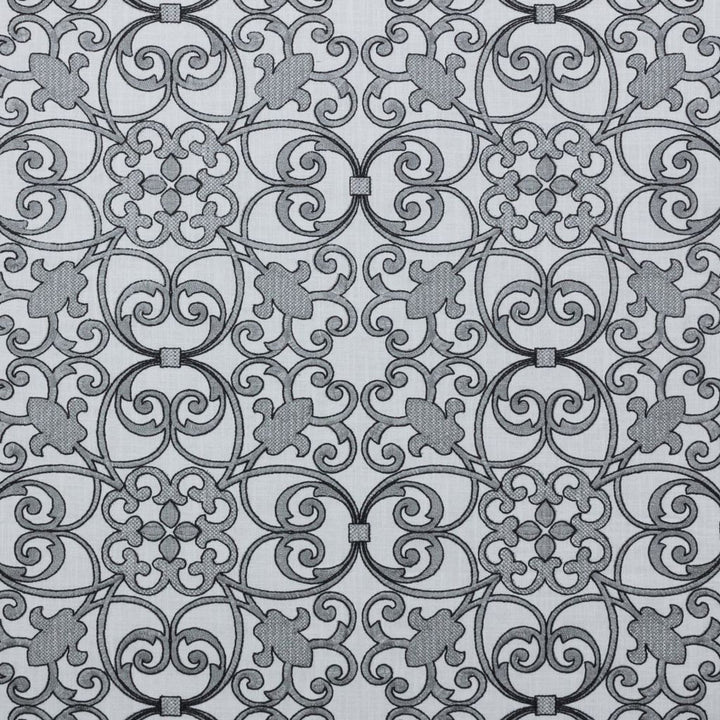 Bienville Pewter by RM CoCo Fabric 2018 Spring - Prive Collection 70% Viscose 30% Linen Embroidery: 74% Viscose 26% Cotton See Sample 0 Horizontal: 13.12512.125 56  - Fabric Carolina -