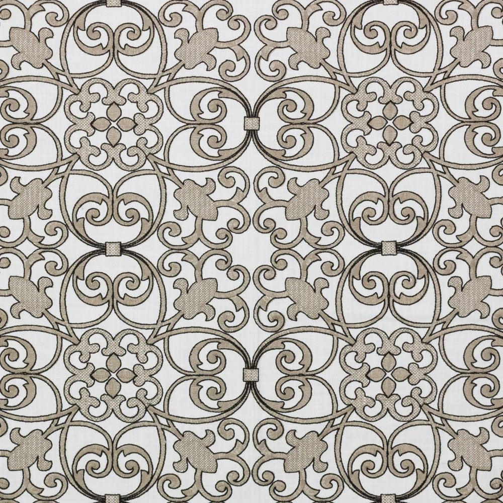 Bienville Linen by RM CoCo Fabric 2018 Spring - Prive Collection 70% Viscose 30% Linen Embroidery: 74% Viscose 26% Cotton See Sample 0 Horizontal: 13.12512.125 56  - Fabric Carolina -
