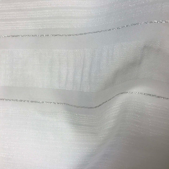 160 Sheers 027 by Europatex Designer Fabric 160 Sheers Collection 100% Polyester 3.90" 110.00 inches - Swanky Fabrics -