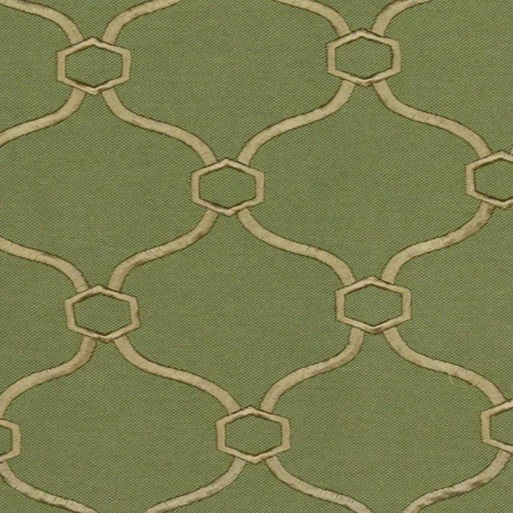 Picardie Trellis Fern by RM CoCo Fabric