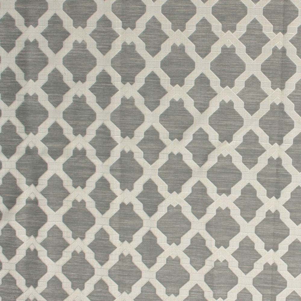 Caravan Trellis Grey by RM CoCo Fabric
