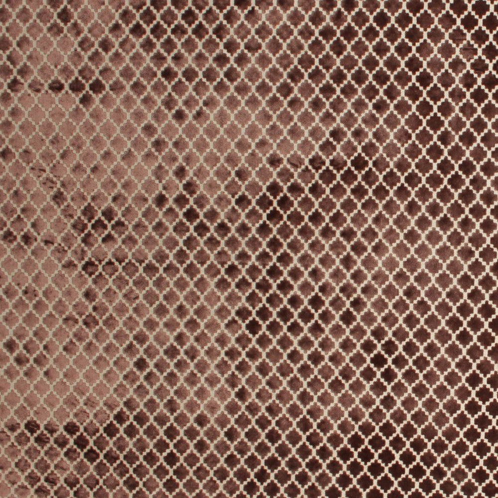 Pique Trellis Mocha by RM CoCo Fabric Finishing Touches Vol 11 57.1% Viscose 42.9% Polyester See Sample 24000 Horizontal: 1.251.57 55  - Fabric Carolina -