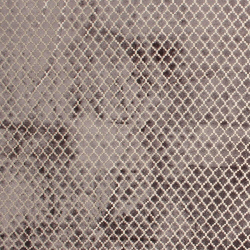 Pique Trellis Gray by RM CoCo Fabric