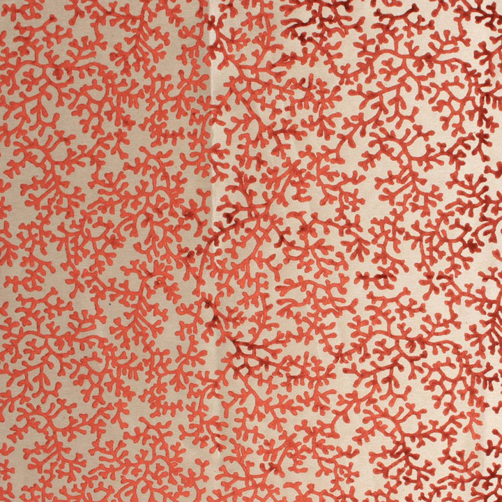 Coral Splendor Rust by RM CoCo Fabric Finishing Touches Vol 7 72% Polyester 28% Viscose See Sample 0 Horizontal: 19.2515 56  - Fabric Carolina -