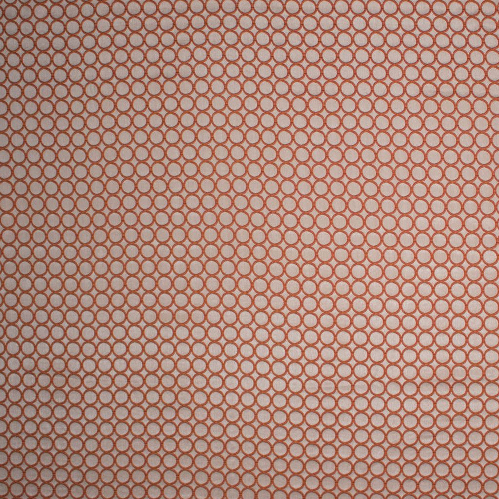 Ring Out Orange by RM CoCo Fabric Finishing Touches Vol 7 100% Polyester See Sample 0 Horizontal: 1.25 and Vertical: 1.25 55 - Fabric Carolina -
