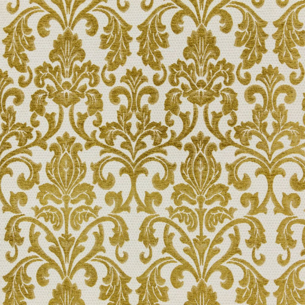 Tivoli Damask Mustard by RM CoCo Fabric