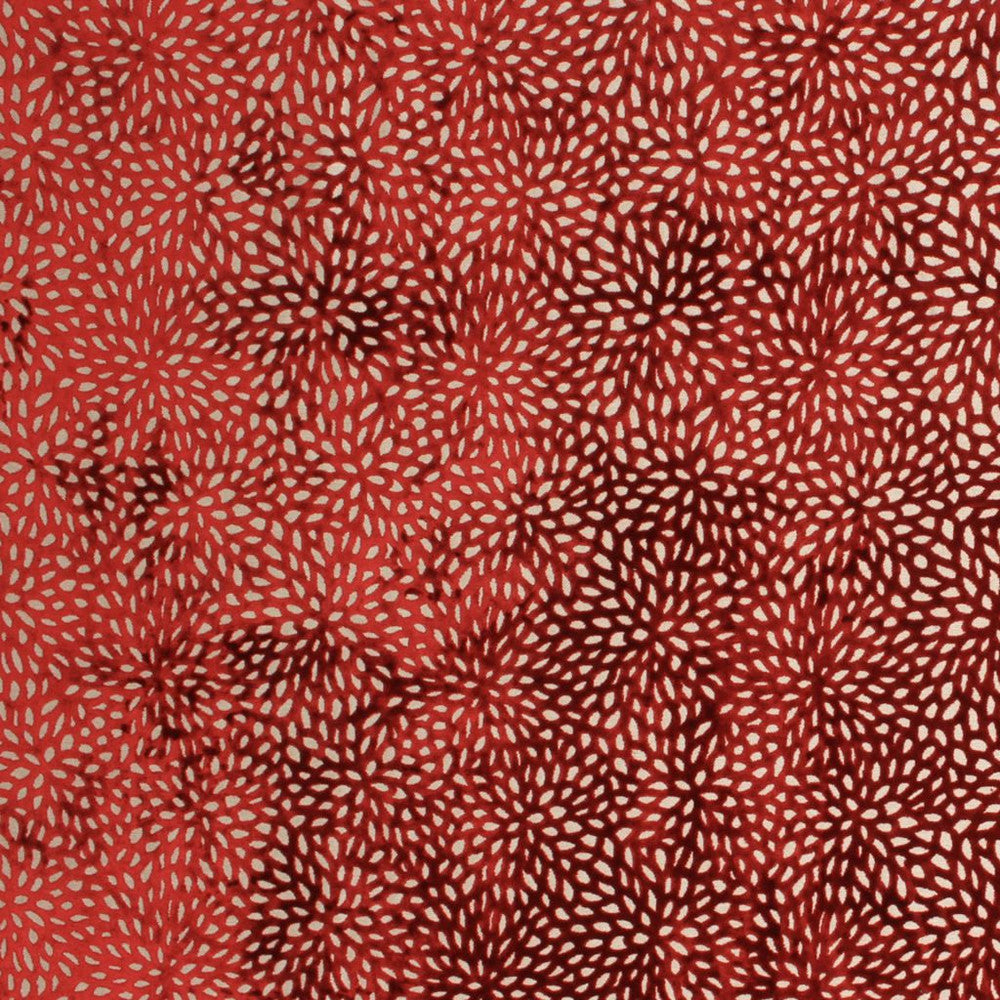 Ikebana Crimson by RM CoCo Fabric