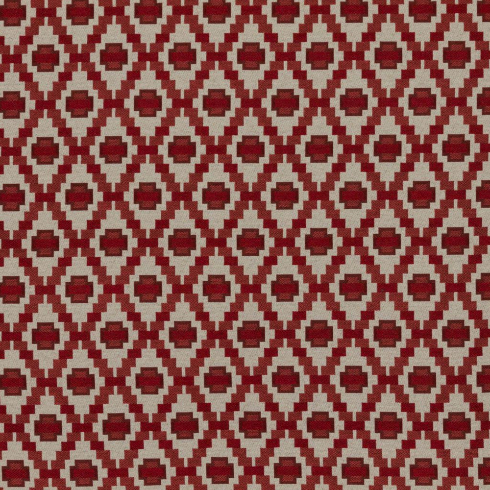 Step Up Trellis Cherry by RM CoCo Fabric Finishing Touches Vol 8 61% Polyester 39% Rayon See Sample 15000 Horizontal: 2.253 54  - Fabric Carolina -