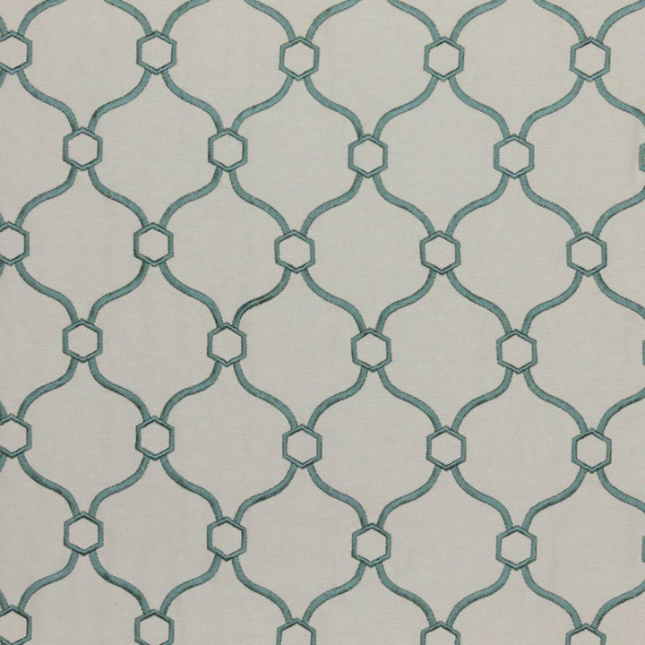 Picardie Trellis Spa by RM CoCo Fabric Finishing Touches Vol 9 32% Viscose 30% Polyester 26% Linen 12% Rayon See Sample 60000 Horizontal: 3.75 and Vertical: 5 55 - Fabric Carolina -
