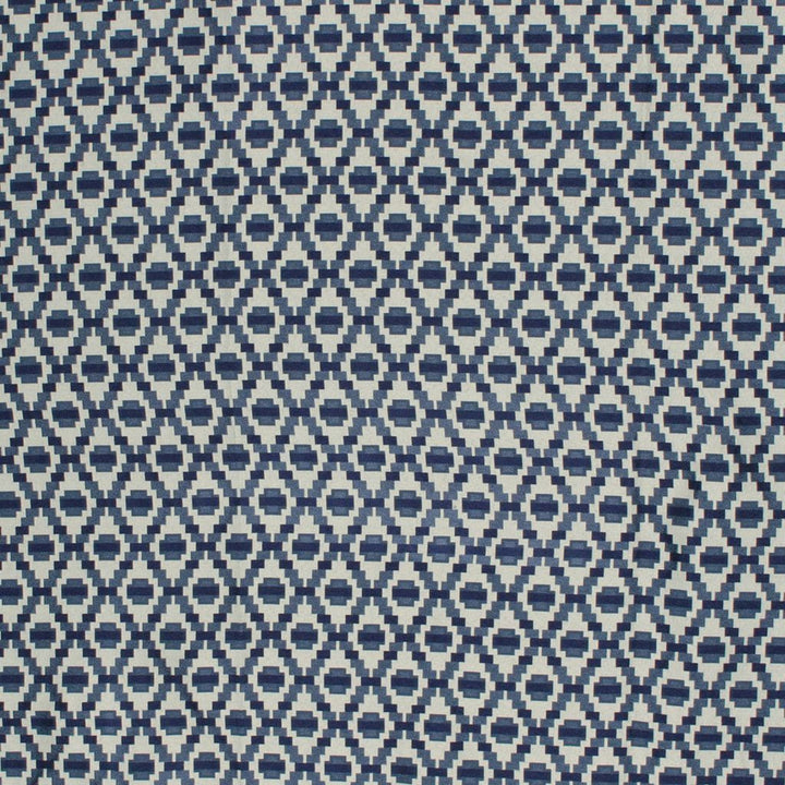 Step Up Trellis Indigo by RM CoCo Fabric Finishing Touches Vol 9 61% Polyester 39% Rayon See Sample 15000 Horizontal: 2.25 and Vertical: 3 54 - Fabric Carolina -