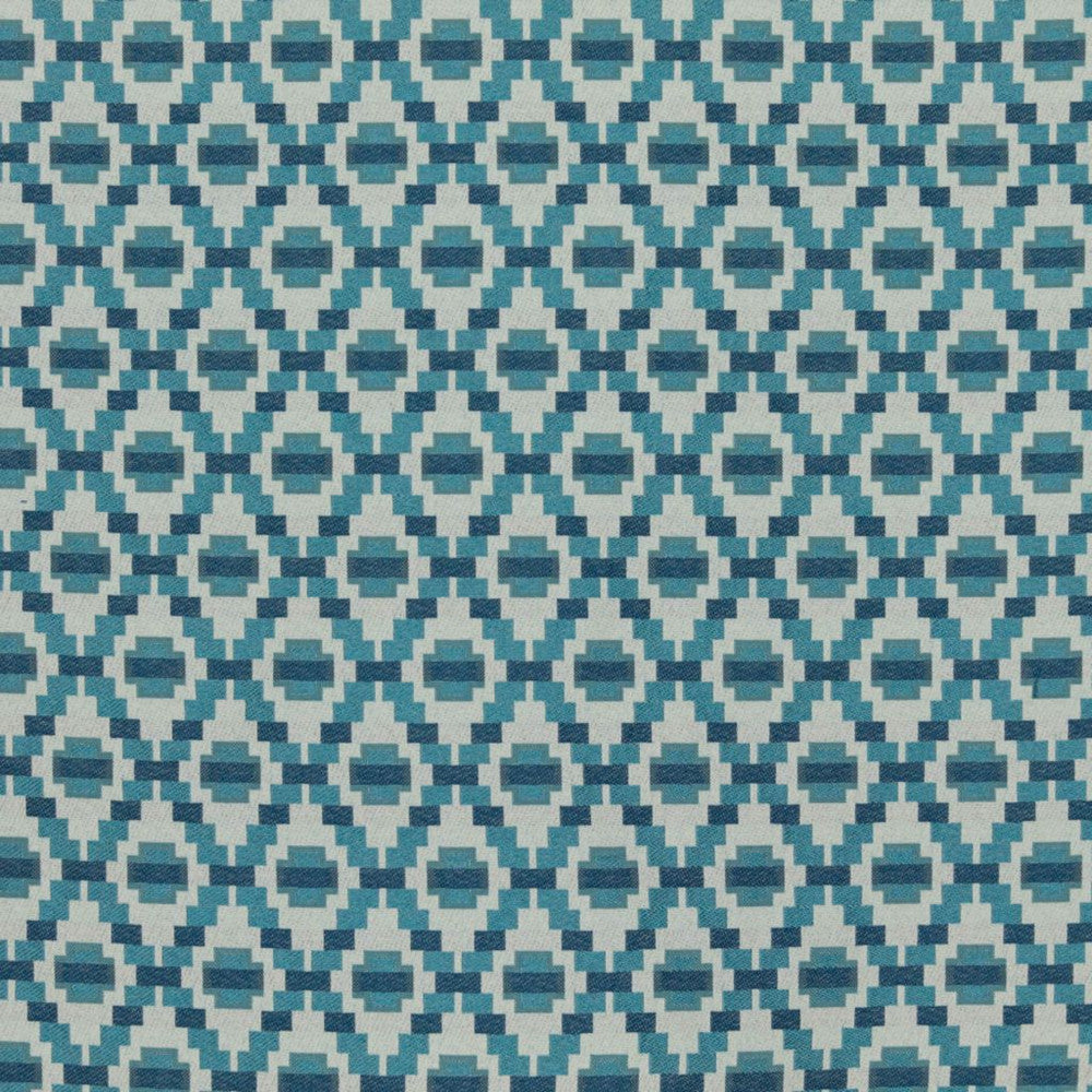 Step Up Trellis Blue Sky by RM CoCo Fabric Finishing Touches Vol 9 61% Polyester 39% Rayon See Sample 15000 Horizontal: 2.253 54  - Fabric Carolina -