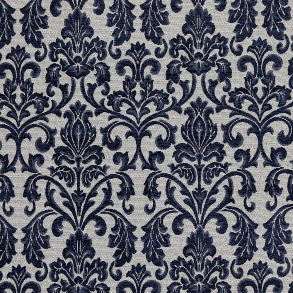 Tivoli Damask Naval by RM CoCo Fabric