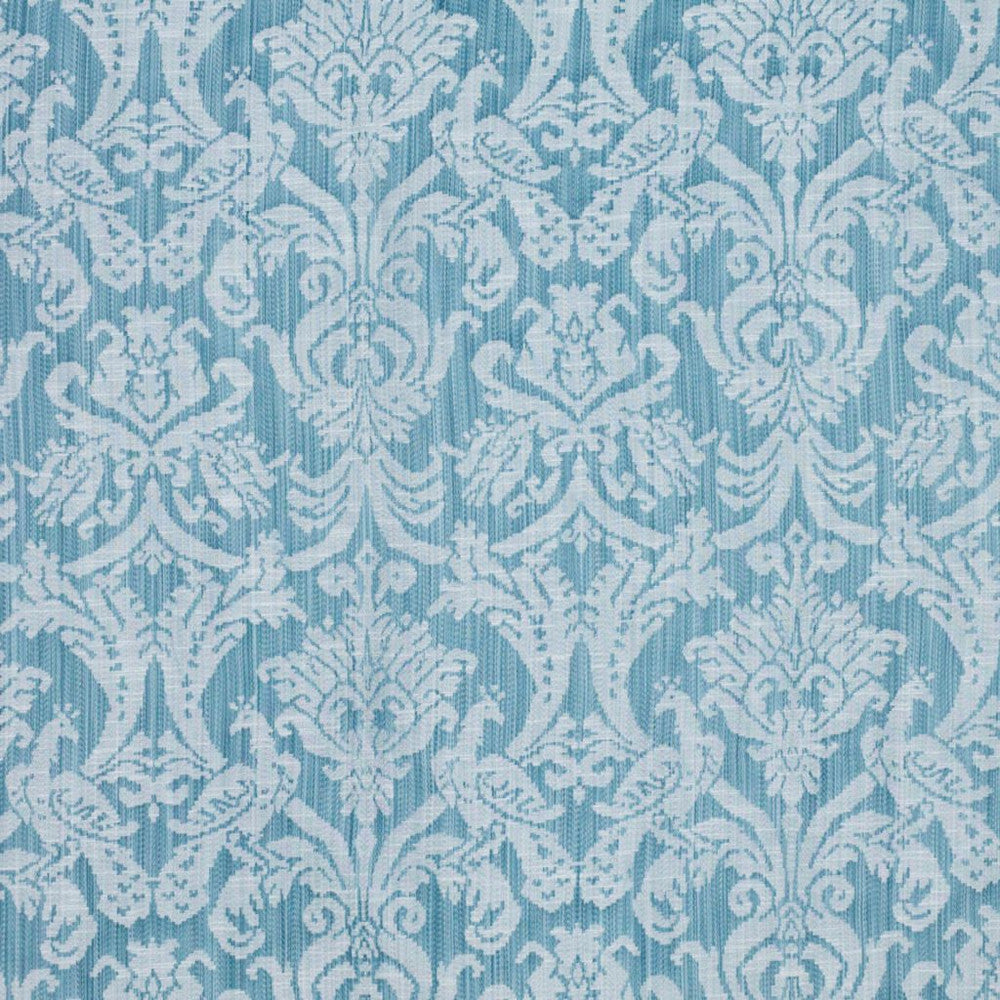 Delacroix Damask Iceberg by RM CoCo Fabric Inspired Living Vol 10 50% Polyester 50% Rayon See Sample 21000 Horizontal: 3.519.5 54  - Fabric Carolina -