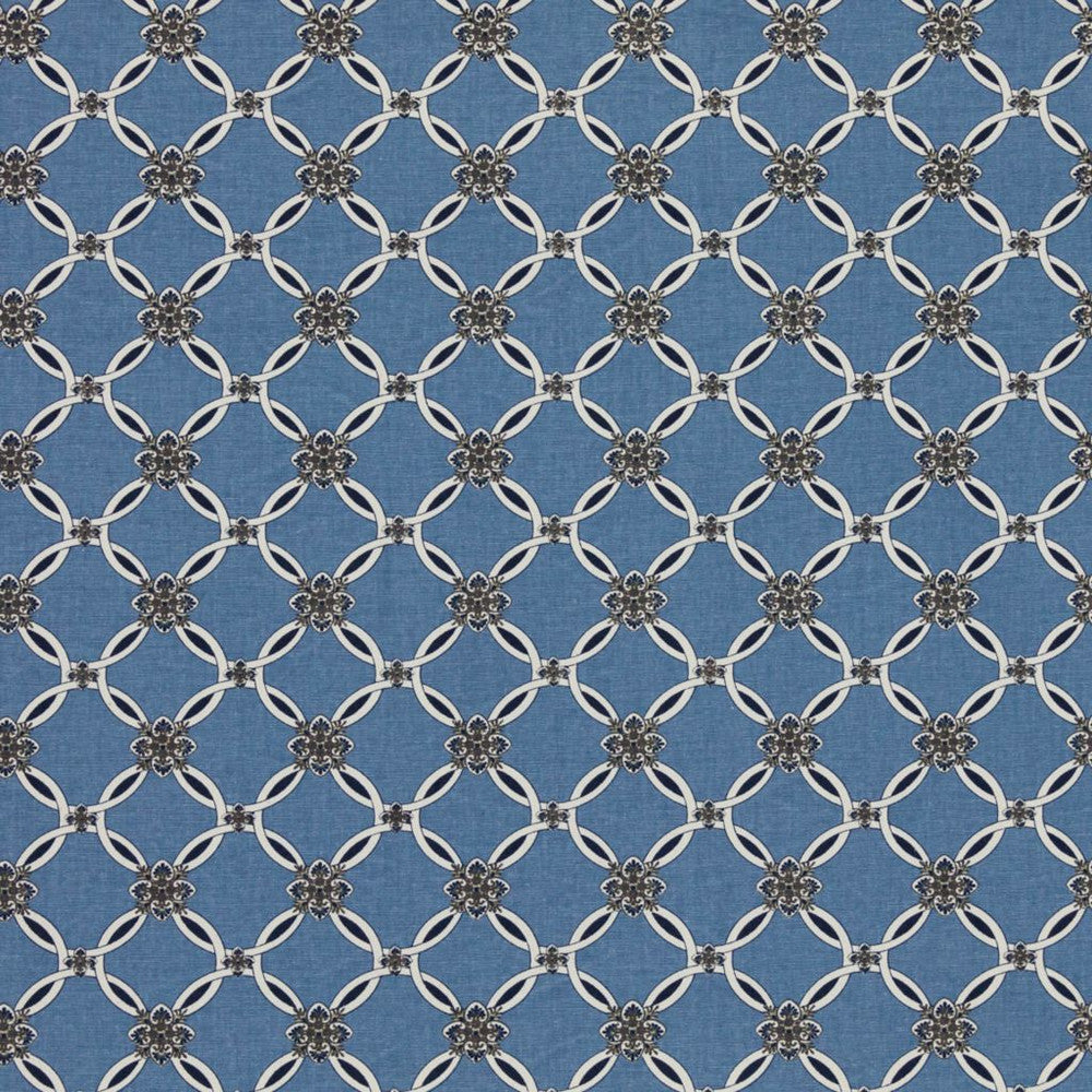 Intertwined Indigo by RM CoCo Fabric
