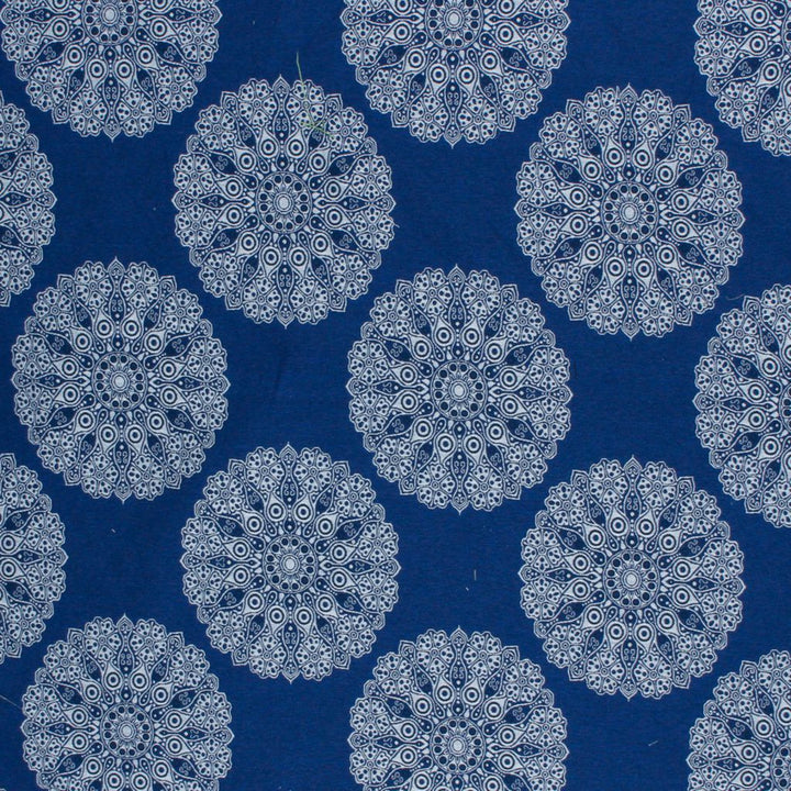 Madurai Cobalt by RM CoCo Fabric Inspired Living Vol 10 36% Cotton 33% Polyester 31% Rayon See Sample 60000 Horizontal: 13.5 and Vertical: 13.875 54 - Fabric Carolina -