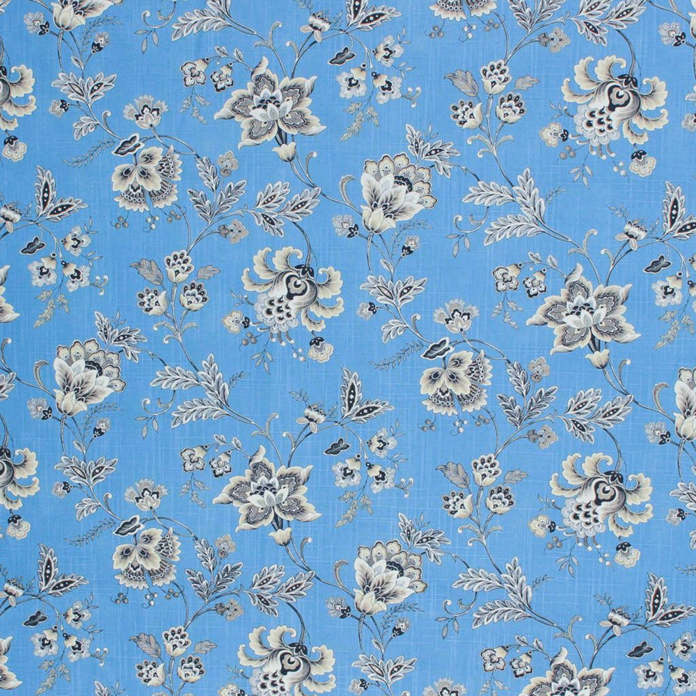 Wightwick Manor Blue Heaven by RM CoCo Fabric