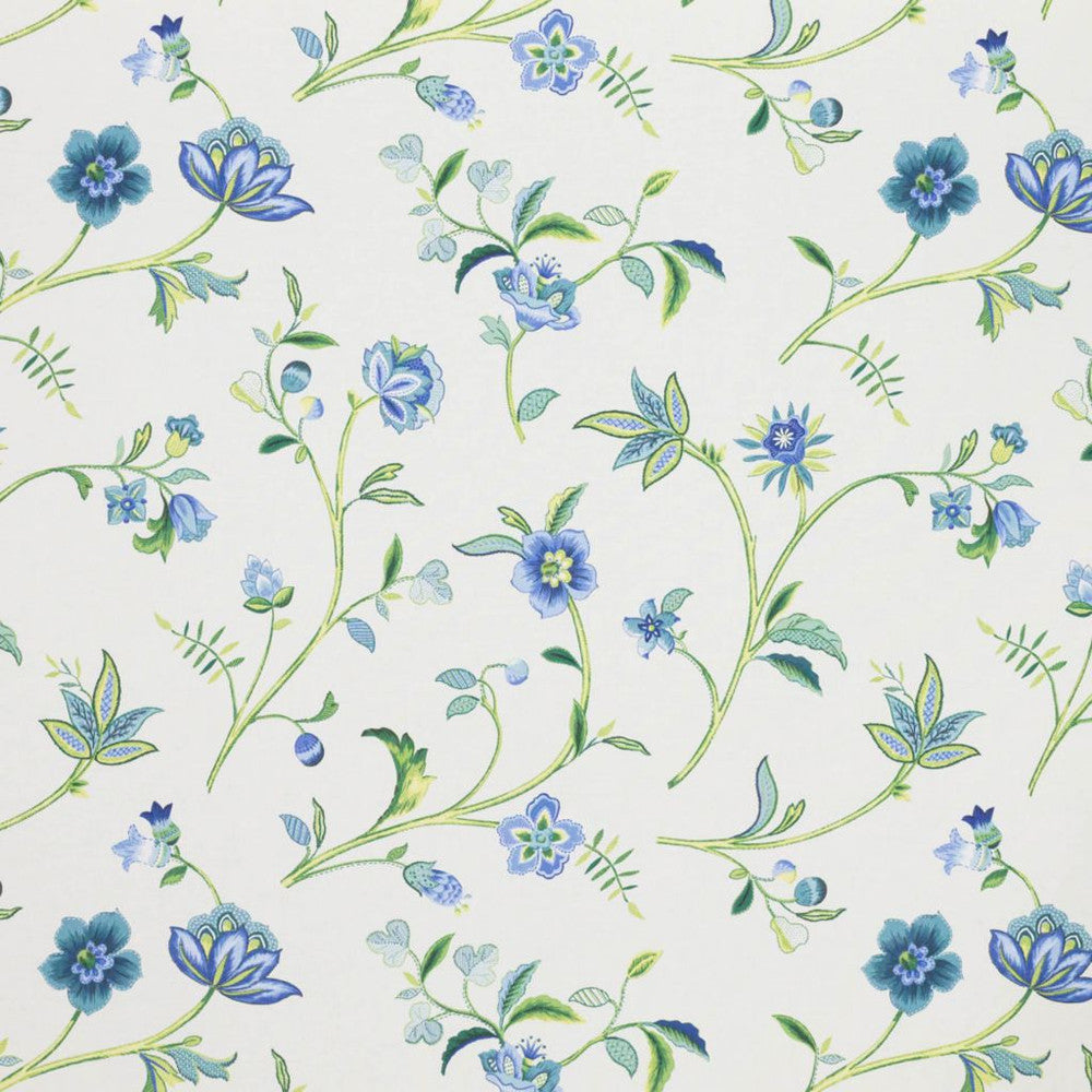 Gatsby Bluebell by RM CoCo Fabric Inspired Living Vol 11 50% Cotton 50% Polyester See Sample 0 Horizontal: 26.5 and Vertical: 24.875 55 - Fabric Carolina -
