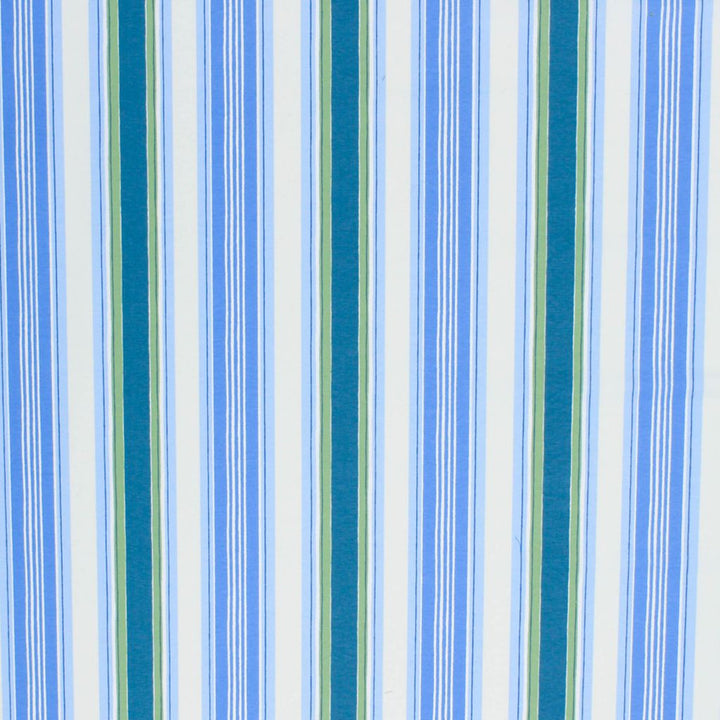 Le Cirque Stripe Bluebell by RM CoCo Fabric Inspired Living Vol 11 50% Cotton 50% Polyester See Sample 0 Horizontal: 90 55  - Fabric Carolina -