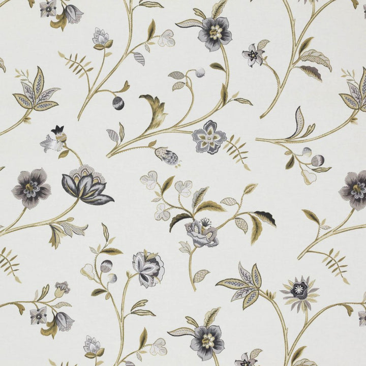 Gatsby Silverstone by RM CoCo Fabric Inspired Living Vol 12 50% Cotton 50% Polyester See Sample 0 Horizontal: 26.524.875 55  - Fabric Carolina -