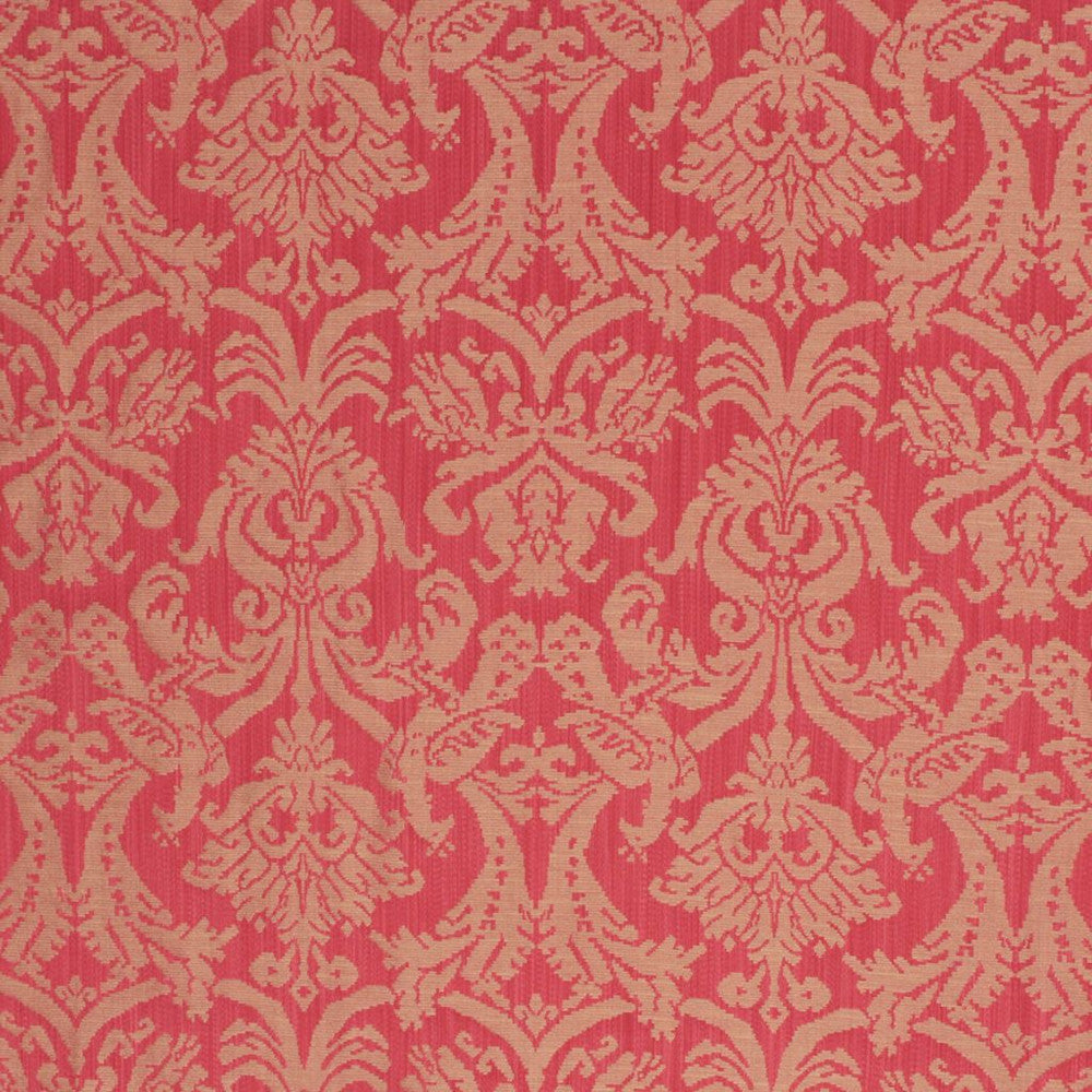 Delacroix Damask Poppy by RM CoCo Fabric