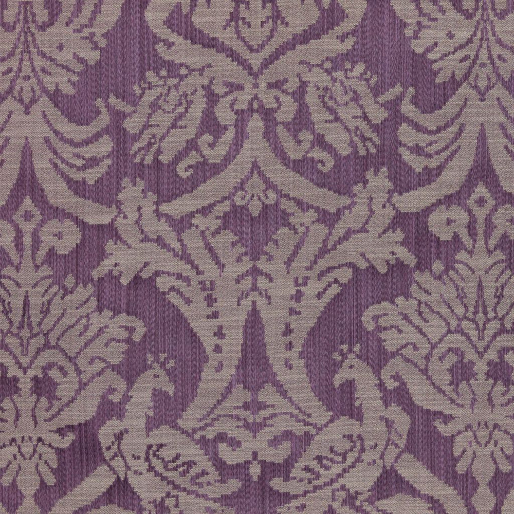 Delacroix Damask Violet by RM CoCo Fabric Inspired Living Vol 9 50% Polyester 50% Rayon See Sample 21000 Horizontal: 13.5 and Vertical: 19.75 54 - Fabric Carolina -