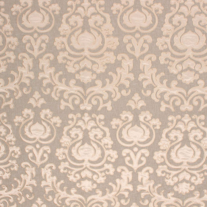 Trocadéro Damask Silver Oak by RM CoCo Fabric Prive Vol 1 73% Polyester 27% Cotton See Sample 0 Horizontal: 17 and Vertical: 18.88 54 - Fabric Carolina -