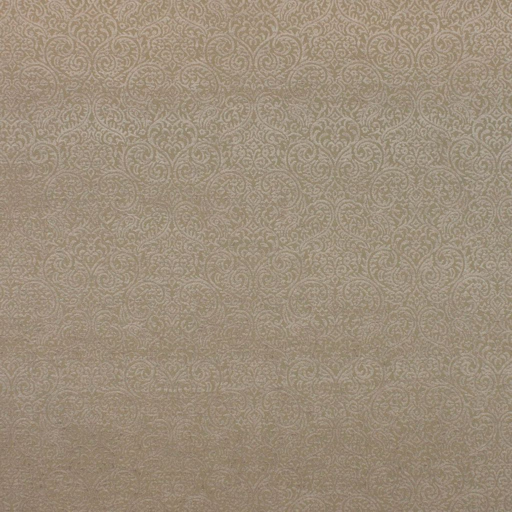 Sanremo Scroll Fawn by RM CoCo Fabric Prive Vol 1 67% Viscose 20% Polyester 13% Cotton See Sample 0 Horizontal: 13.38 and Vertical: 18.38 56 - Fabric Carolina -