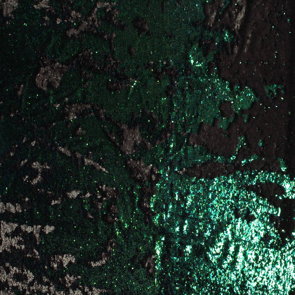 All that Glitters Peacock by RM CoCo Fabric 2017 Spring Luxe Collection 100% Polyester See Sample 0 Horizontal: 0 and Vertical: 0 51 - Fabric Carolina -