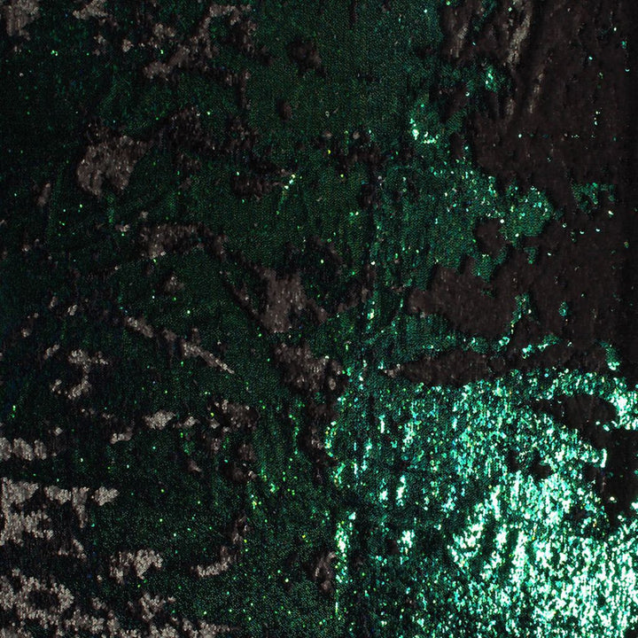 All that Glitters Peacock by RM CoCo Fabric 2017 Spring Luxe Collection 100% Polyester See Sample 0 Horizontal: 0 and Vertical: 0 51 - Fabric Carolina -
