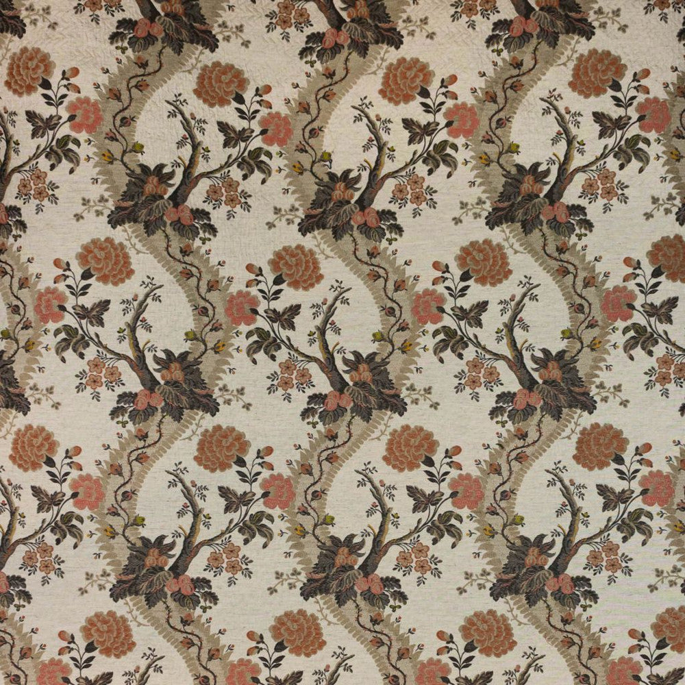 Balmoral Garden Rosewood by RM CoCo Fabric 2017 Spring Luxe Collection 70% Rayon 20% Polyester 8% Cotton 2% Flax See Sample 33000 Horizontal: 13.938 and Vertical: 28 56 - Fabric Carolina -
