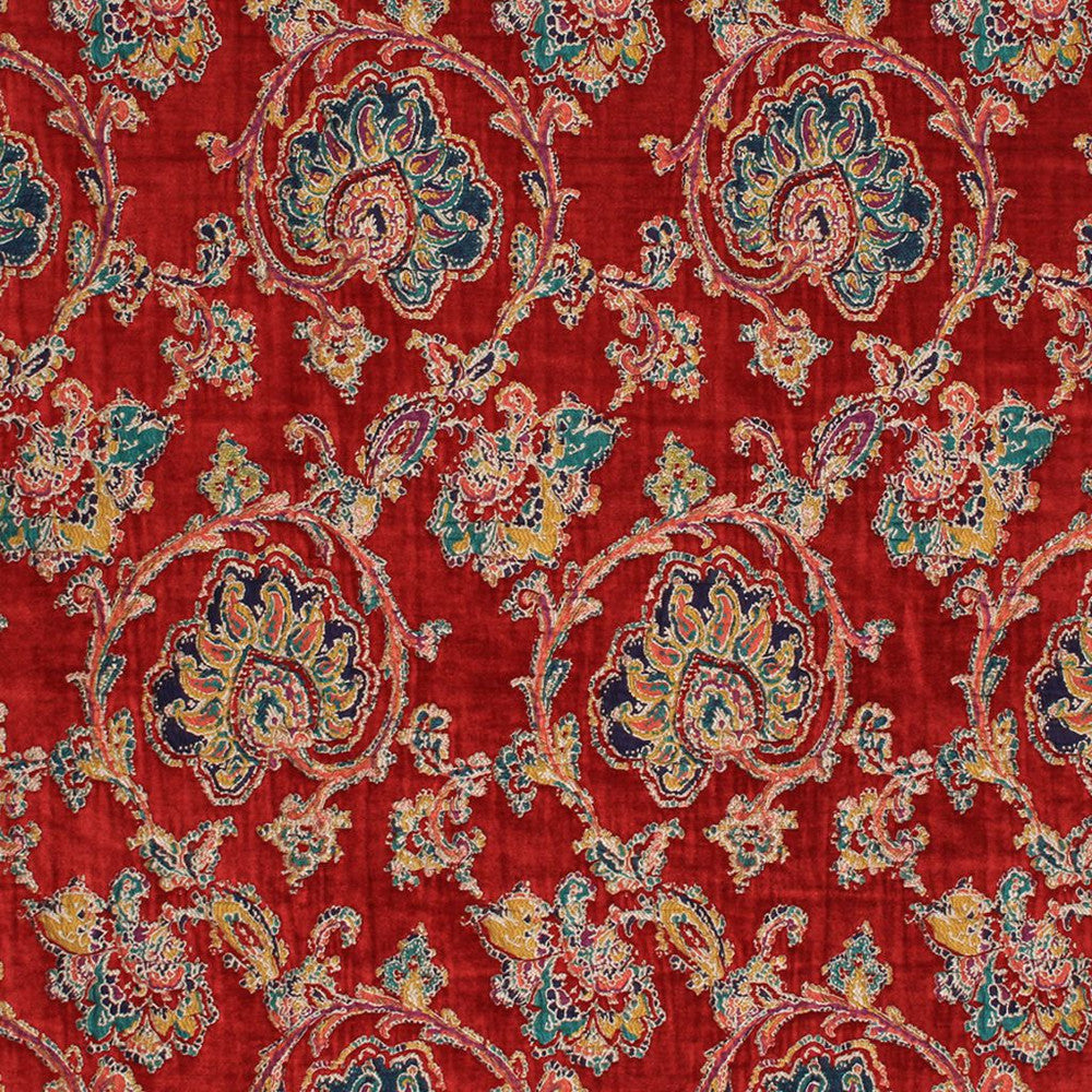Chanteclaire Ruby by RM CoCo Fabric 2017 Spring Luxe Collection 81% Viscose 12% Polyester 7% Cotton See Sample 12500 Horizontal: 12.9 and Vertical: 27.6 49 - Fabric Carolina -