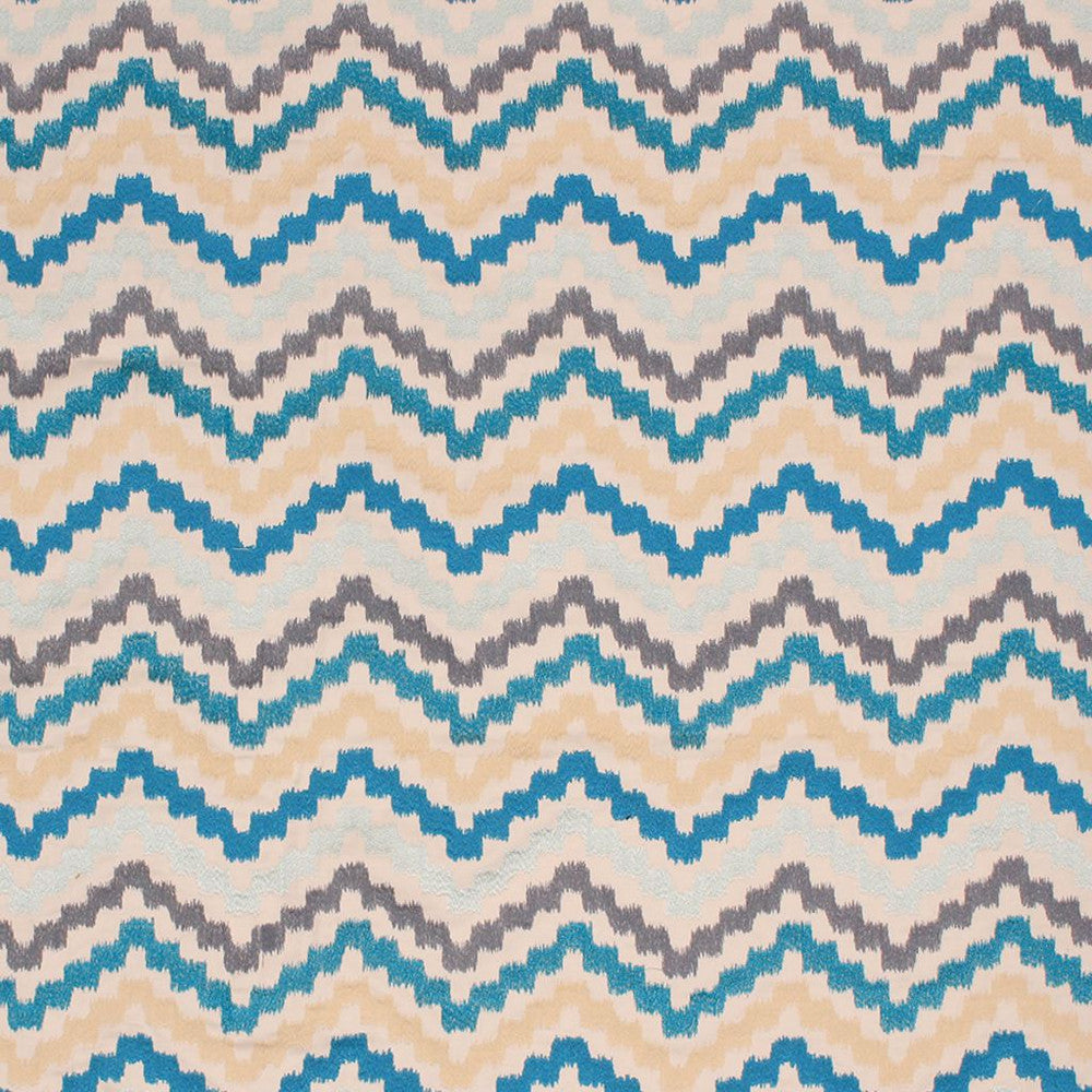 Machu Picchu Turquoise by RM CoCo Fabric 2017 Spring Luxe Collection 100% Cotton See Sample 0 Horizontal: 5.57.87 54  - Fabric Carolina -