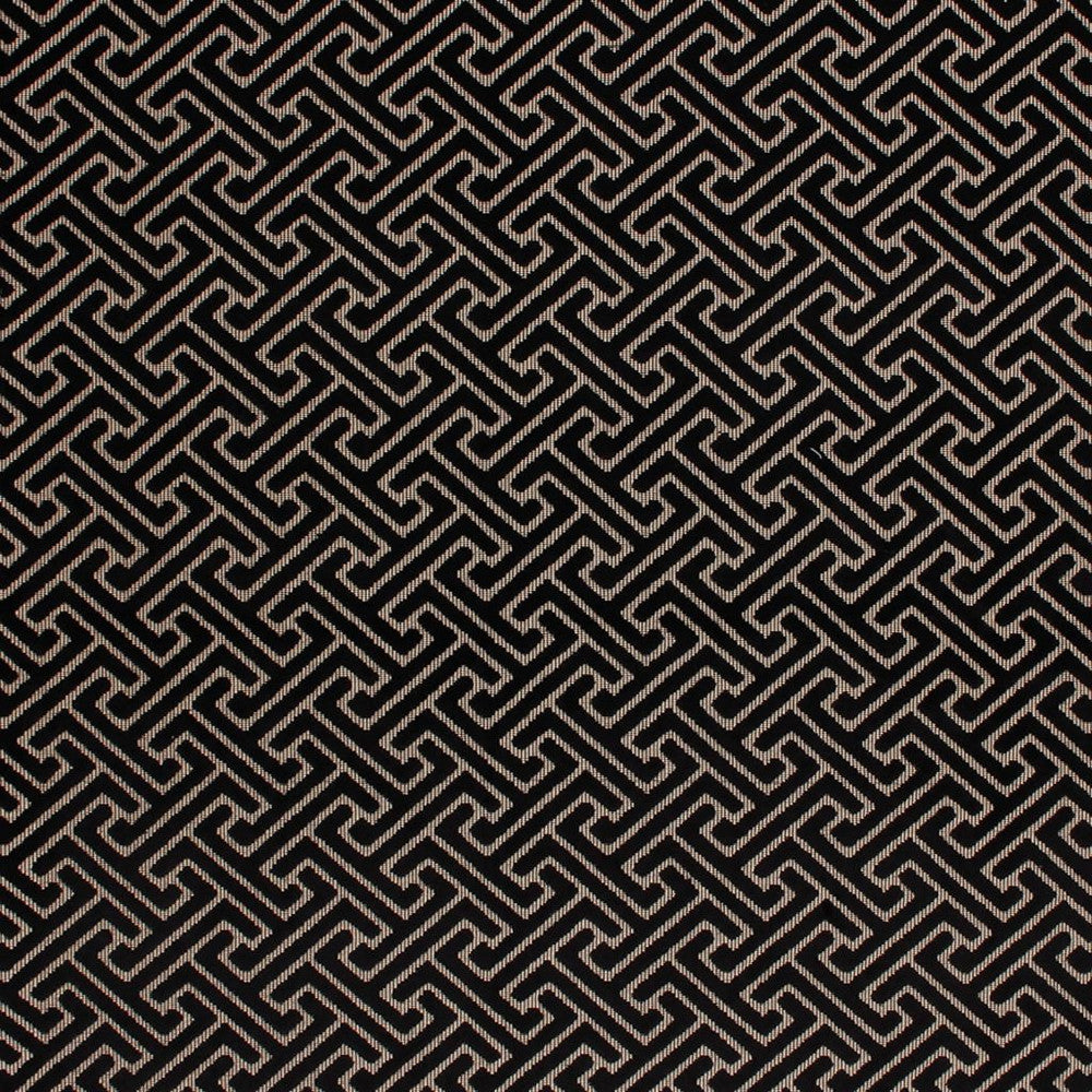 Royal Fret Onyx by RM CoCo Fabric