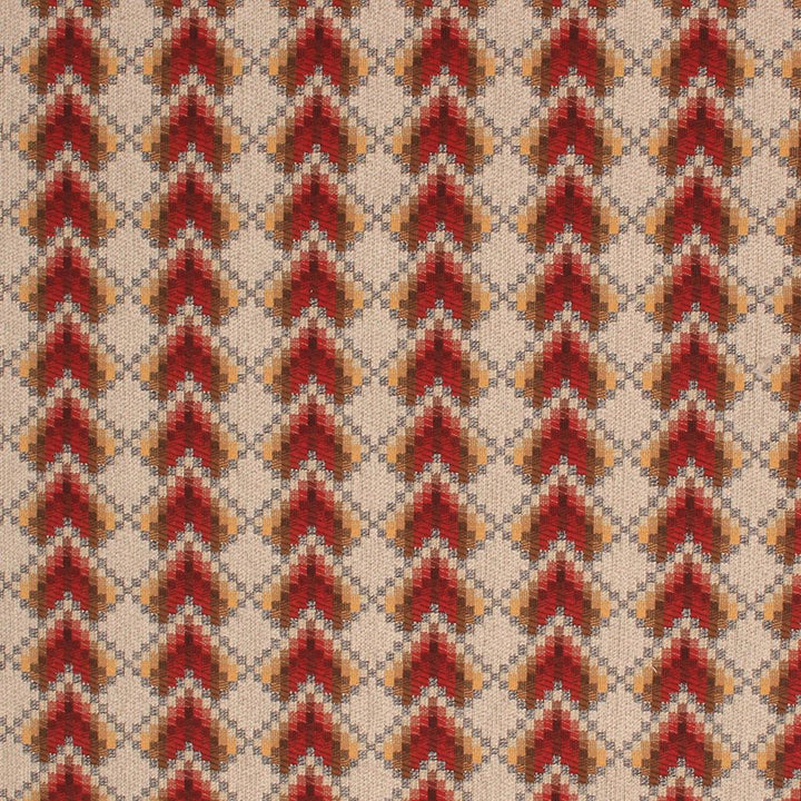 Bargello Garnet by RM CoCo Fabric Prive Vol 2 93.96% Cotton 6.04% Flax See Sample 33000 Horizontal: 3.625 and Vertical: 2.25 54 - Fabric Carolina -