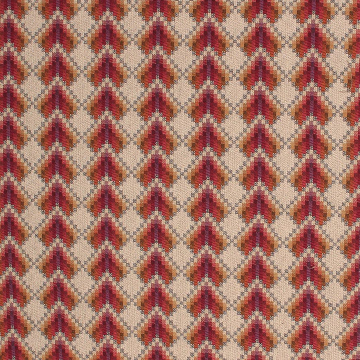 Bargello Boysenberry by RM CoCo Fabric Prive Vol 2 93.96% Cotton 6.04% Flax See Sample 33000 Horizontal: 3.625 and Vertical: 2.25 54 - Fabric Carolina -