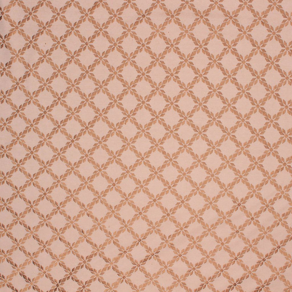 Mosaic Trellis Burnished Gold by RM CoCo Fabric Prive Vol 2 50% Polyester 50% Cotton See Sample 0 Horizontal: 3.5 and Vertical: 4 54 - Fabric Carolina -