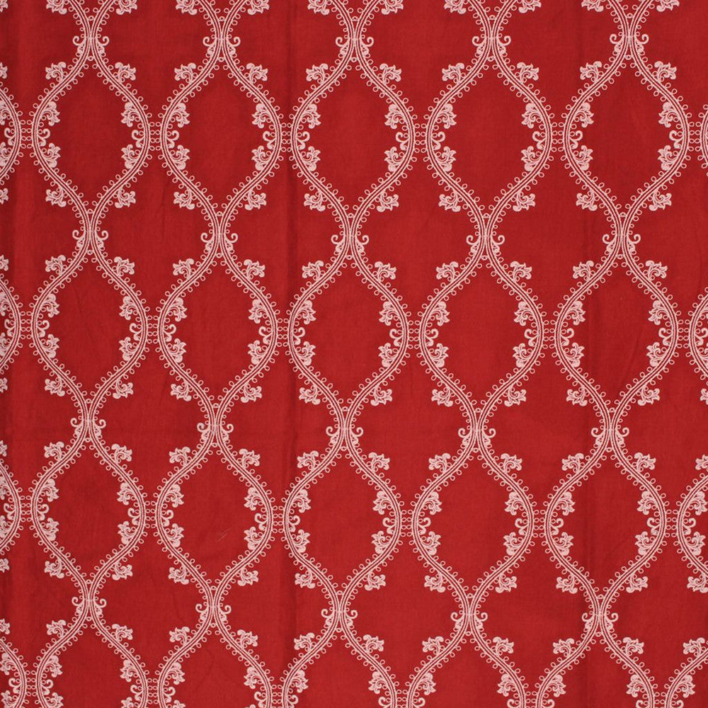 Oakville Trellis Garnet by RM CoCo Fabric Prive Vol 2 56% Linen 29% Polyester 15% Cotton See Sample 0 Horizontal: 6.59.5 54  - Fabric Carolina -