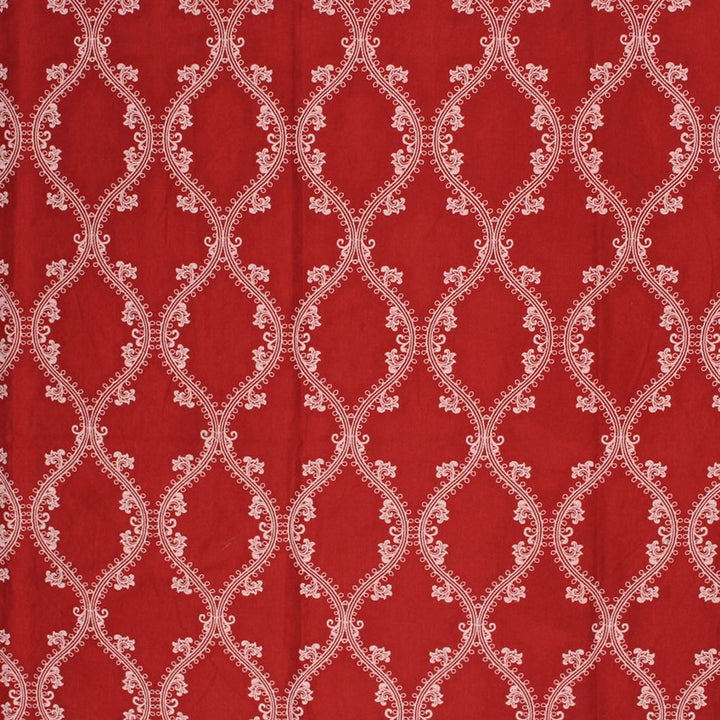Oakville Trellis Garnet by RM CoCo Fabric Prive Vol 2 56% Linen 29% Polyester 15% Cotton See Sample 0 Horizontal: 6.59.5 54  - Fabric Carolina -