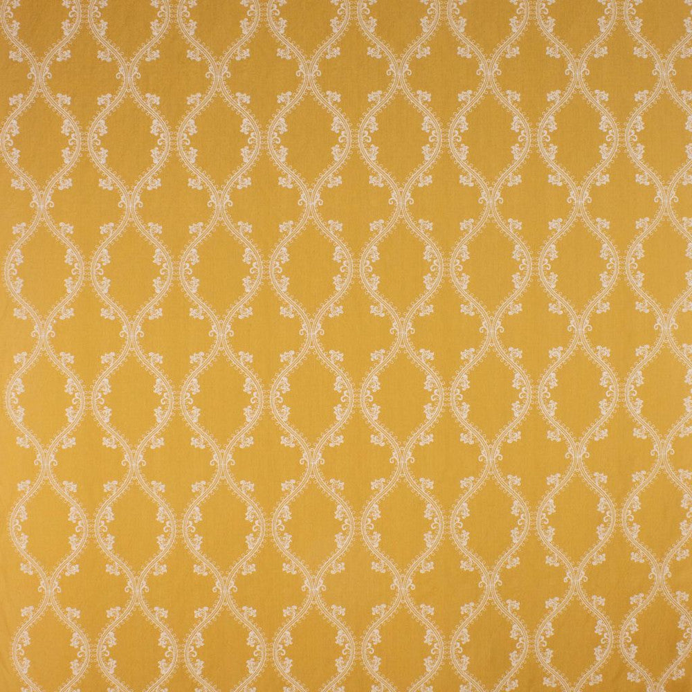 Oakville Trellis Goldenrod by RM CoCo Fabric