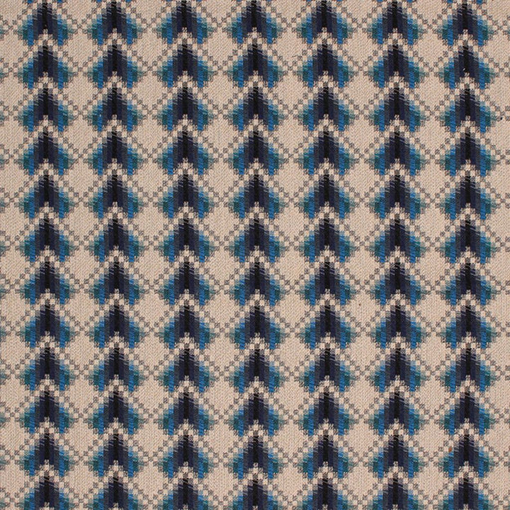 Bargello Lazuli by RM CoCo Fabric Prive Vol 3 93.96% Cotton 6.04% Flax See Sample 33000 Horizontal: 3.6252.25 54  - Fabric Carolina -