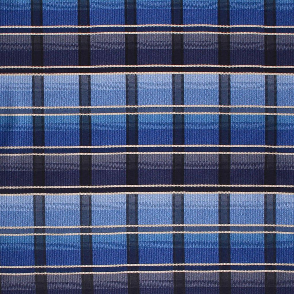 Bel Air Plaid Indigo by RM CoCo Fabric Prive Vol 3 80.3% Rayon 19.7% Polyester See Sample 33000 Horizontal: 3 and Vertical: 8.63 55 - Fabric Carolina -