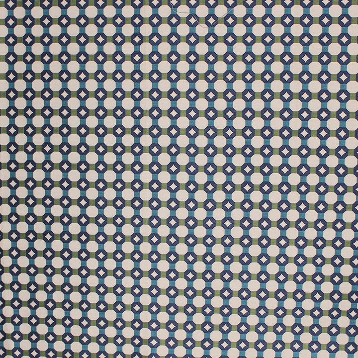 Inner Circle Blue Spruce by RM CoCo Fabric Prive Vol 3 64% Rayon 36% Polyester See Sample 15000 Horizontal: 1.63 and Vertical: 1.63 54 - Fabric Carolina -